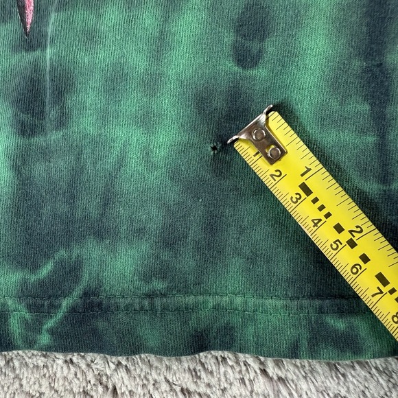 Vintage 90's Rainforest Saint Louis Zoo T Shirt 2XL Tie Dye Double Sided Graphic - Picture 7 of 10